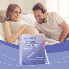 Star ProduTest Strips 10 Count, Wide Width LH Test Strips for Women Fertility Monitoring, At Home Urine Test Strips to Track Fertile Days, Easy