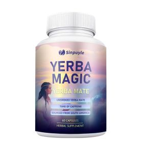 Yerba Magic Yerba Mate Pure Clean Energy 60 Capsules (Option: 1)