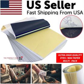 Tattoo Transfer Paper Stencil Carbon Thermal Tracing Hectograph Supplies Sheets (Pack: 100 Pack)